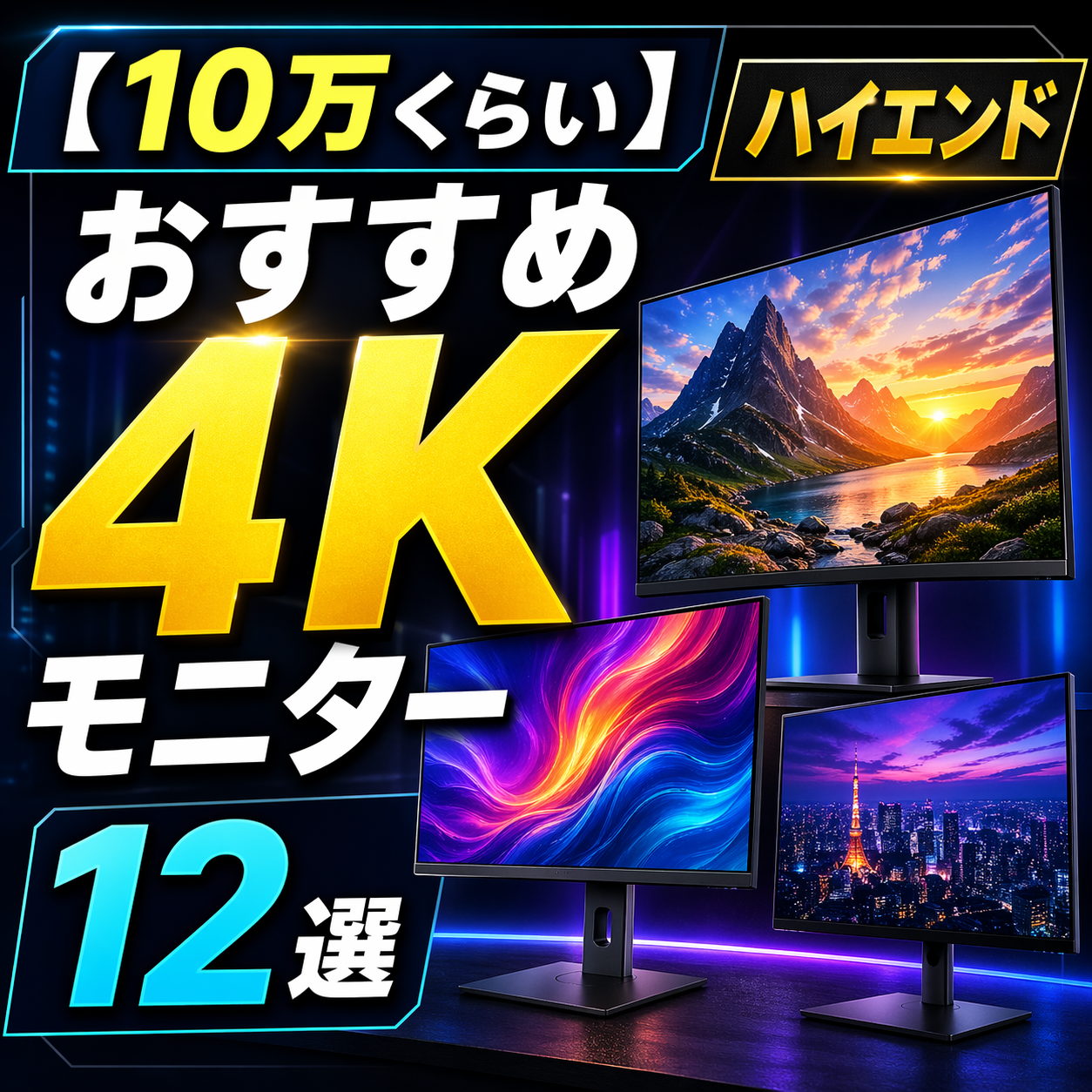 2026年最新】ハイエンド4Kモニターおすすめ14選｜10万円前後の本命を 
