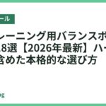 体幹トレーニング用バランスボールおすすめ18選【2026年最新】ハーフボールも含めた本格的な選び方