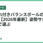 背もたれ付きバランスボールのおすすめ18選【2026年最新】姿勢サポートと安定感で選ぶ