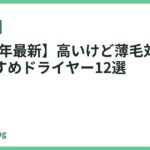【2026年最新】高いけど薄毛対策になるおすすめドライヤー12選