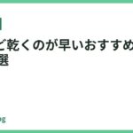 高いけど乾くのが早いおすすめドライヤー12選